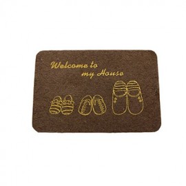 Mats & Rugs, Modern Bath Mats Microfiber Solid Colored Cuboid