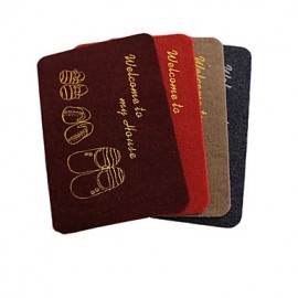 Mats & Rugs, Modern Bath Mats Microfiber Solid Colored Cuboid