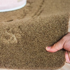 Mats & Rugs, Modern Bath Mats Microfiber Solid Colored Cuboid