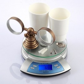 Toothbrush Holder, 1 pc Neoclassical Brass Toothbrush Holder Bathroom