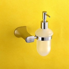 Soap Dispensers, 1pc Removable Contemporary Brass Glass Soap Dispenser