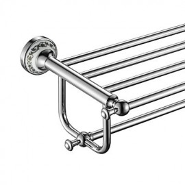 Towel Bars, 1pc High Quality Contemporary Brass Stainless Steel Zinc Alloy Towel Bar