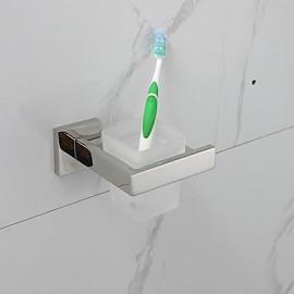 Bathroom Products, 1 pc Contemporary Stainless Steel Toilet Brush Holder Bathroom