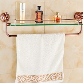 Bathroom Gadgets, 1 pc Neoclassical Brass Zinc Alloy Bathroom Shelf Bathroom