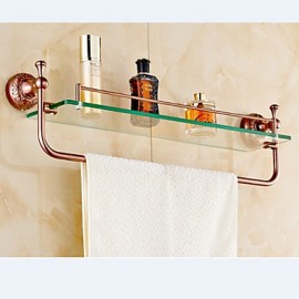 Bathroom Gadgets, 1 pc Neoclassical Brass Zinc Alloy Bathroom Shelf Bathroom