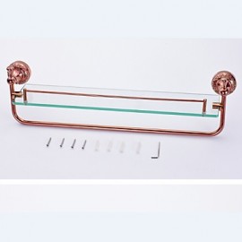 Bathroom Gadgets, 1 pc Neoclassical Brass Zinc Alloy Bathroom Shelf Bathroom