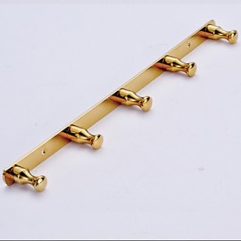 Robe Hooks, 1 pc Contemporary Brass Robe Hook Bathroom