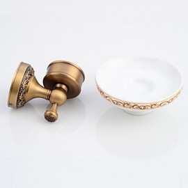 Bathroom Accessory Set, 1 pc Antique Stainless Steel Soap Dishes & Holders Bathroom