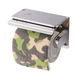 Toilet Paper Holders, 1pc High Quality Classic Stainless Steel Toilet Paper Holder Wall Mounted
