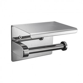 Toilet Paper Holders, 1pc High Quality Classic Stainless Steel Toilet Paper Holder Wall Mounted
