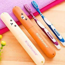 Bathroom Gadgets, 1pc Plastic Boutique Eco-friendly Storage Toothbrush Holder Toothbrush & Accessories