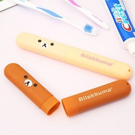 Bathroom Gadgets, 1pc Plastic Boutique Eco-friendly Storage Toothbrush Holder Toothbrush & Accessories