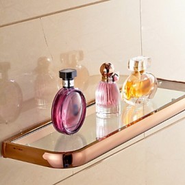 Towel Bars, 1 pc Contemporary Brass Bathroom Shelf Bathroom