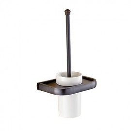Toilet Brush Holder, Modern Contemporary Toilet Brushes & Holders Brass Non Skid Cylindrical Foam