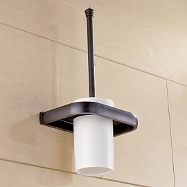 Toilet Brush Holder, Modern Contemporary Toilet Brushes & Holders Brass Non Skid Cylindrical Foam