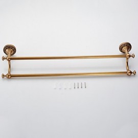 Towel Bars, 1 pc Neoclassical Brass Towel Bar Bathroom