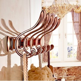 Robe Hooks, 1 pc Neoclassical Brass Zinc Alloy Robe Hook Bathroom