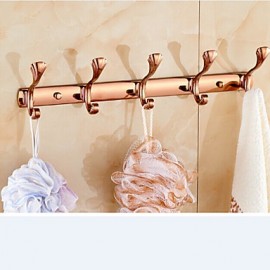 Robe Hooks, 1 pc Neoclassical Brass Zinc Alloy Robe Hook Bathroom