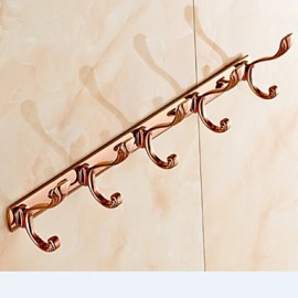 Robe Hooks, 1 pc Neoclassical Brass Zinc Alloy Robe Hook Bathroom