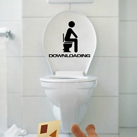 Bathroom Gadgets, 1pc Boutique Cartoon Stickers Toilet Accessories