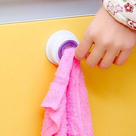 Bathroom Gadgets, 1pc PVC PP Boutique Cute Travel Creative Kitchen Gadget Self-adhesive Rack & Holder Bath Organization