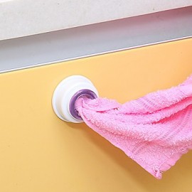 Bathroom Gadgets, 1pc PVC PP Boutique Cute Travel Creative Kitchen Gadget Self-adhesive Rack & Holder Bath Organization