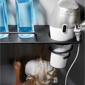 Towel Bars, 1pc High Quality Modern Metal Bathroom Shelf Wall Mounted