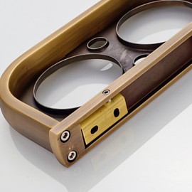 Toothbrush Holder, 1 pc Neoclassical Brass Toothbrush Holder Bathroom