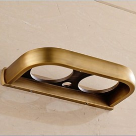 Toothbrush Holder, 1 pc Neoclassical Brass Toothbrush Holder Bathroom