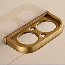 Toothbrush Holder, 1 pc Neoclassical Brass Toothbrush Holder Bathroom