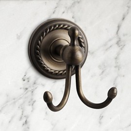Robe Hooks, 1pc High Quality Antique Brass Robe Hook