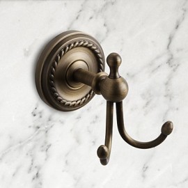 Robe Hooks, 1pc High Quality Antique Brass Robe Hook