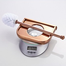 Toilet Brush Holder, 1 pc Neoclassical Brass Toilet Brush Holder Bathroom