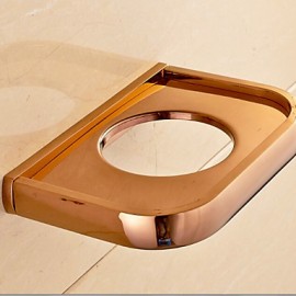 Toilet Brush Holder, 1 pc Neoclassical Brass Toilet Brush Holder Bathroom