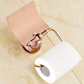 Toilet Paper Holders, 1 pc Neoclassical Brass Zinc Alloy Toilet Paper Holder Bathroom