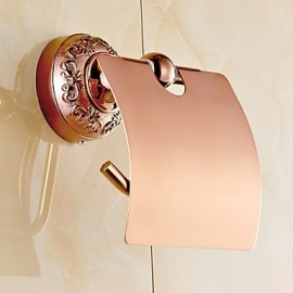 Toilet Paper Holders, 1 pc Neoclassical Brass Zinc Alloy Toilet Paper Holder Bathroom
