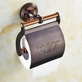 Toilet Paper Holders, 1 pc Neoclassical Brass Toilet Paper Holder Bathroom