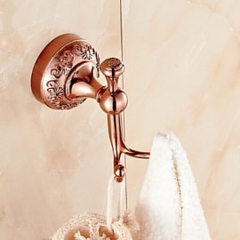 Robe Hooks, 1 pc Neoclassical Brass Zinc Alloy Robe Hook Bathroom