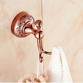 Robe Hooks, 1 pc Neoclassical Brass Zinc Alloy Robe Hook Bathroom
