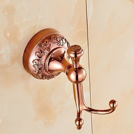 Robe Hooks, 1 pc Neoclassical Brass Zinc Alloy Robe Hook Bathroom