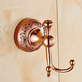 Robe Hooks, 1 pc Neoclassical Brass Zinc Alloy Robe Hook Bathroom