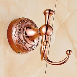 Robe Hooks, 1 pc Neoclassical Brass Zinc Alloy Robe Hook Bathroom