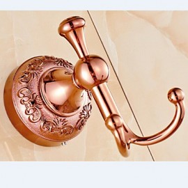 Robe Hooks, 1 pc Neoclassical Brass Zinc Alloy Robe Hook Bathroom