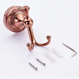 Robe Hooks, 1 pc Neoclassical Brass Zinc Alloy Robe Hook Bathroom