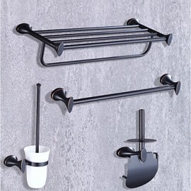Bathroom Accessory Set, 1set High Quality Modern Contemporary Metal Bathroom Accessory Set Wall Mounted