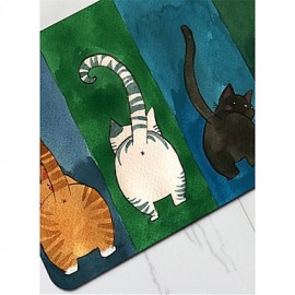 Mats & Rugs, 1pc Casual Modern Bath Mats Rubber Contemporary Bathroom Easy to clean