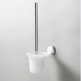 Toilet Brush Holder, 1 pc Contemporary Brass Zinc Alloy Toilet Brush Holder Bathroom