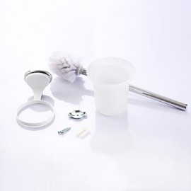 Toilet Brush Holder, 1 pc Contemporary Brass Zinc Alloy Toilet Brush Holder Bathroom