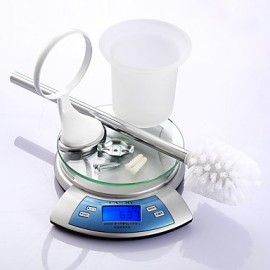 Toilet Brush Holder, 1 pc Contemporary Brass Zinc Alloy Toilet Brush Holder Bathroom