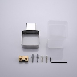 Toothbrush Holder, 1 pc Contemporary Stainless Steel Toilet Brush Holder Bathroom